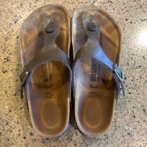 Birkenstock Gizeh Birko-Flor Golden Brown